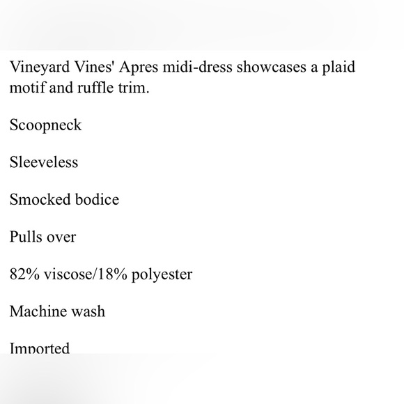 Vineyard Vines Dress - Picture 4 of 4